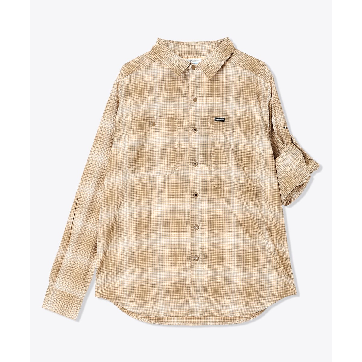 シルバーリッジユーティリティライトプレイドロングスリーブシャツ