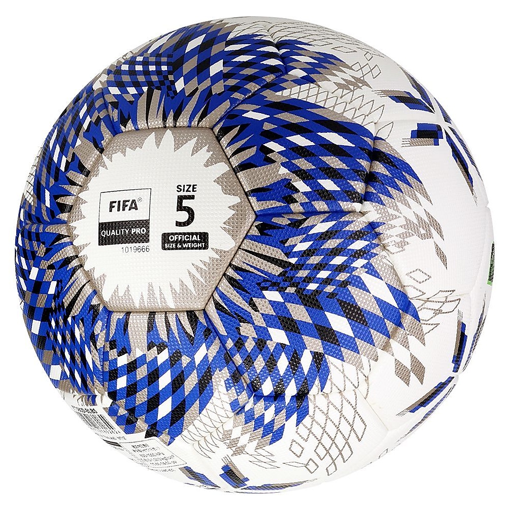 サッカー5号ALMUNDO 国際公認球 検定球 貼り 青