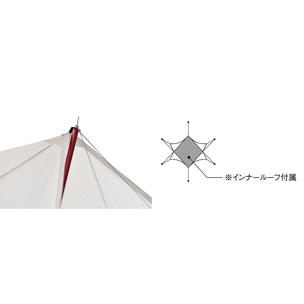 HDタープ ヘキサエヴォ PRO.アイボリー