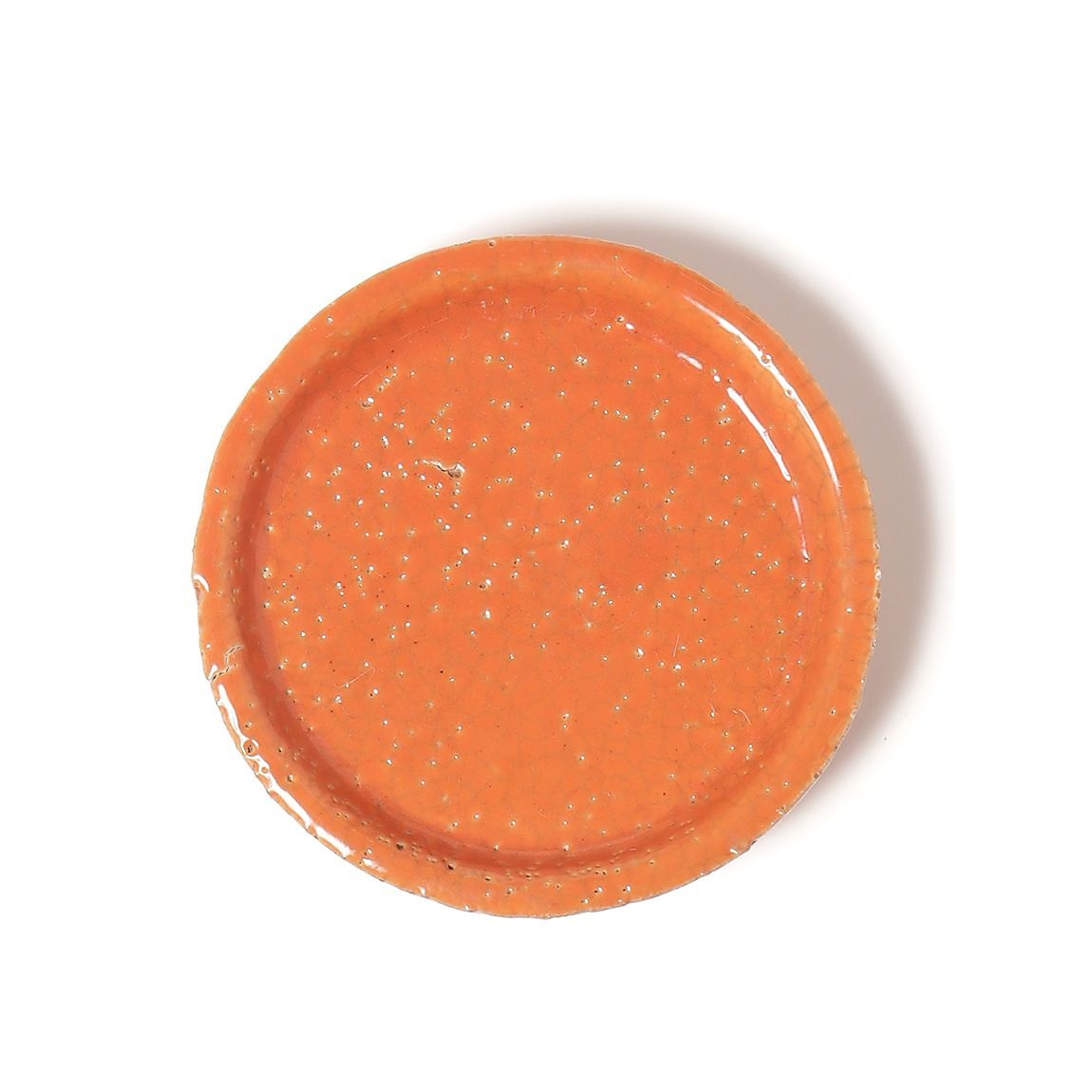 COLOR GLAZED POT ORANGE (カラー グレーズド ポット) S