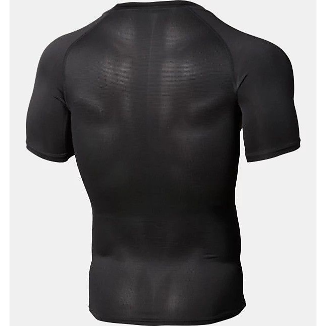UA HEATGEAR ARMOUR COMPRESSION SHORT SLEEVE CREW NECK SHIRT