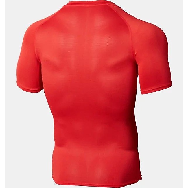 UA HEATGEAR ARMOUR COMPRESSION SHORT SLEEVE CREW NECK SHIRT