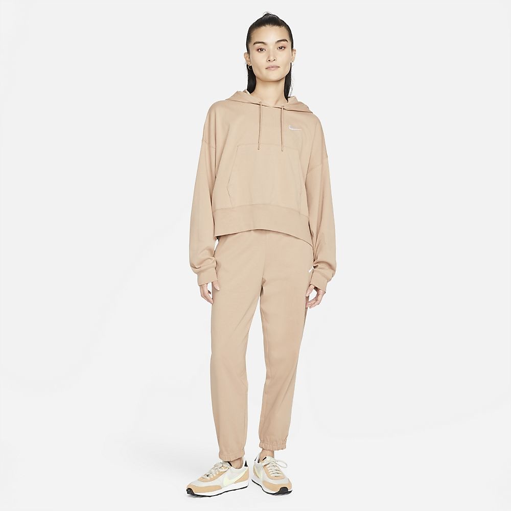 ナイキ ウィメンズ NSW JRSY OS プルオーバー L/S フーディ