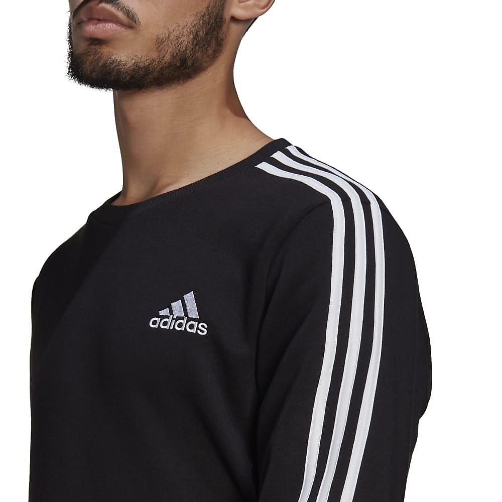 エッセンシャルズ フリース 3ストライプス スウェットシャツ / M ESSENTIALS 3STRIPES SWEATSHIRTS