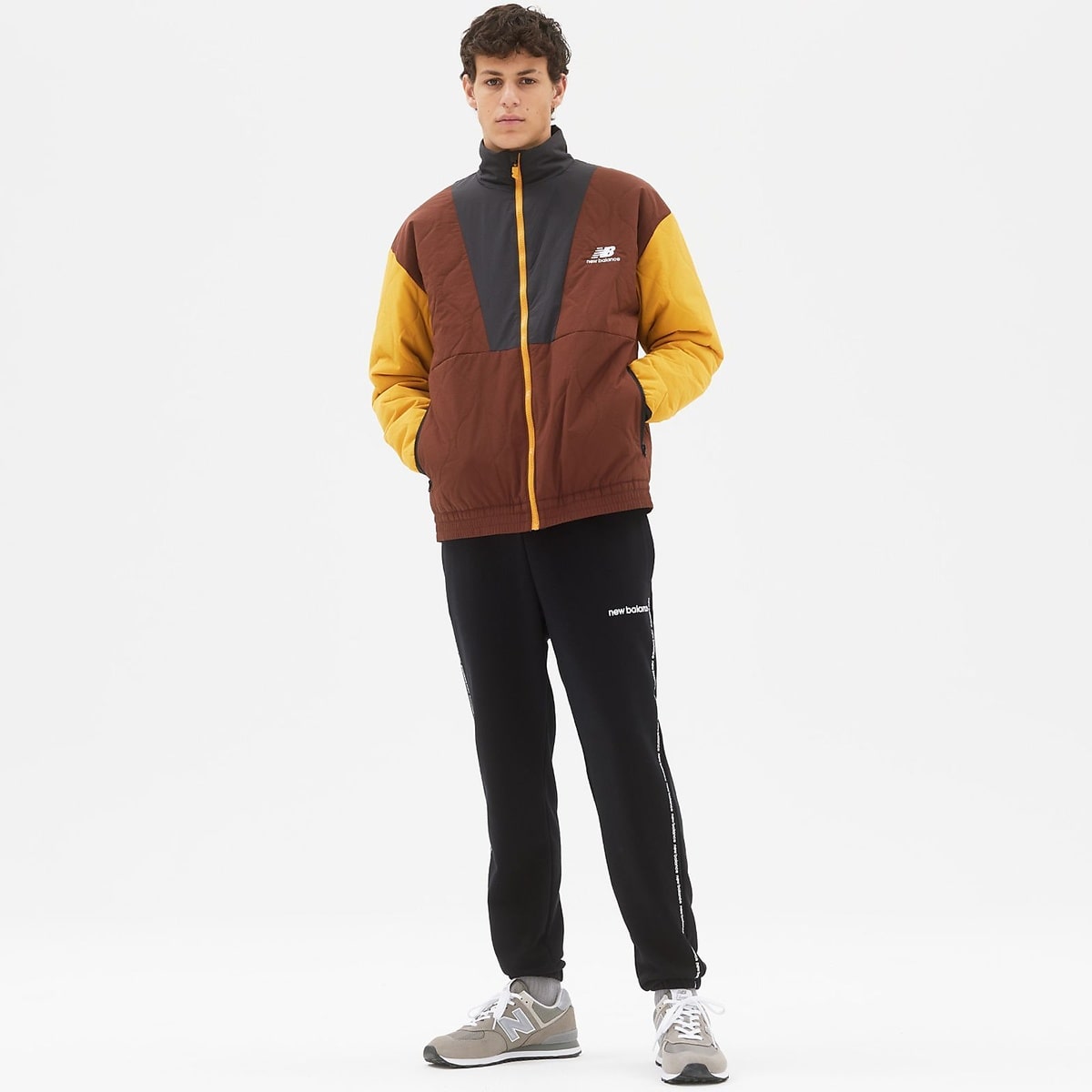NB ATHLETICS フルジップ  キルティング アウターウエア
