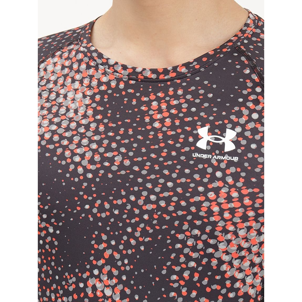 UA HEATGEAR ARMOUR LONG SLEEVE PRINTED SHIRT