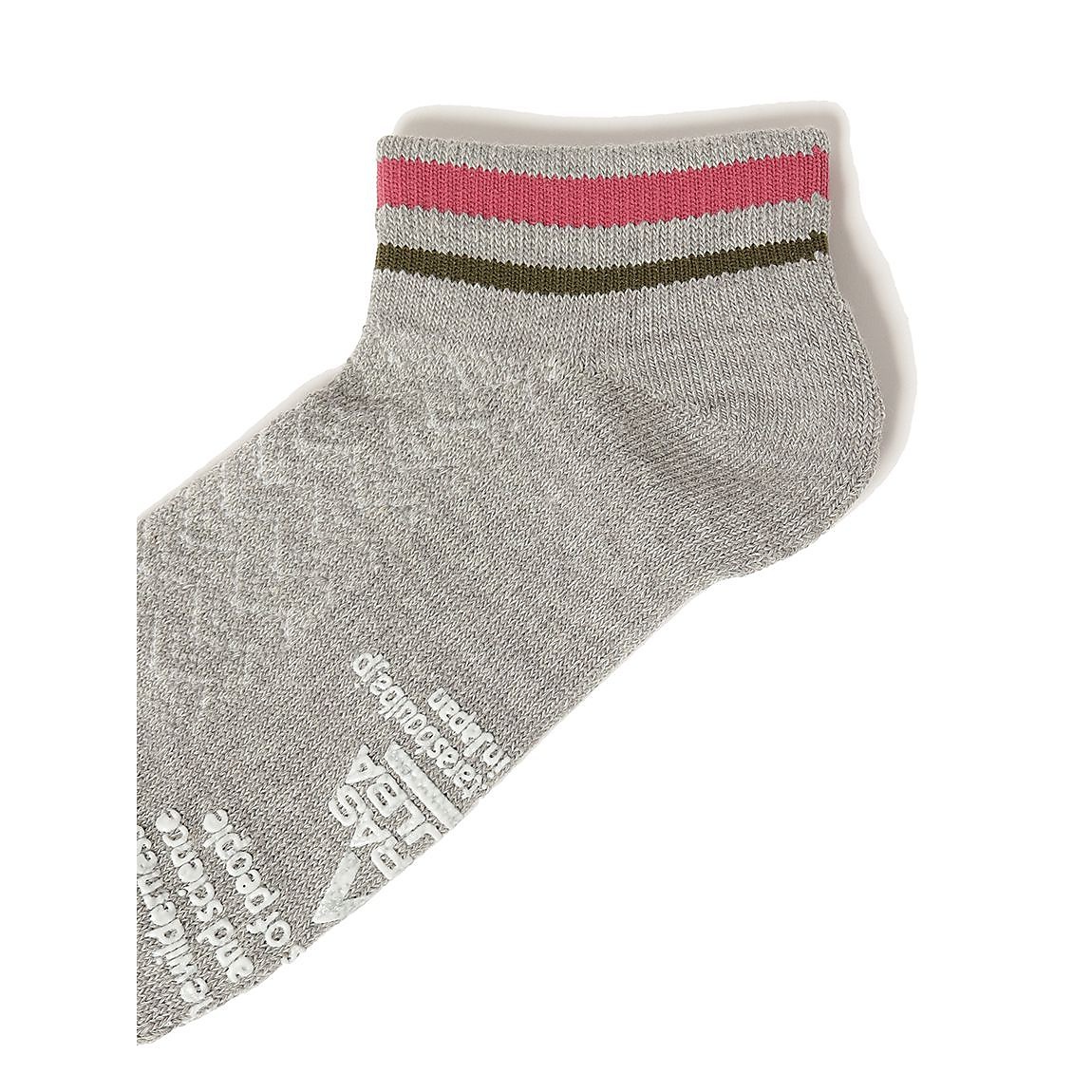 レディース ローゲージアンクルソックス（ライン）