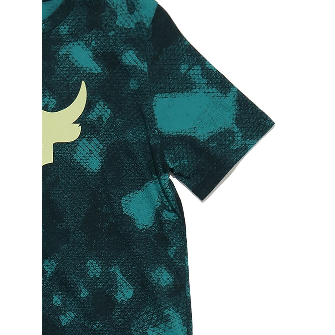 UA PROJECT ROCK LOGO ALLOVER PRINT SS