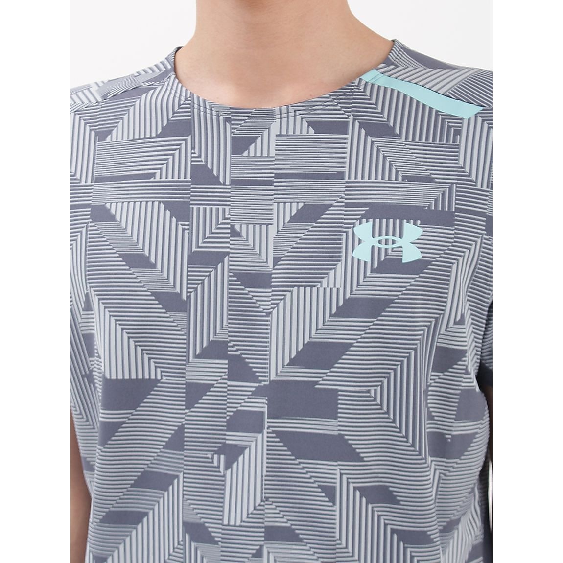 UA ISO-CHILL SHORT SLEEVE PRINTED