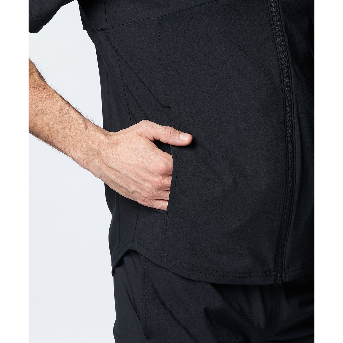 UA FRESH WOVEN SHORT SLEEVE FULL ZIP