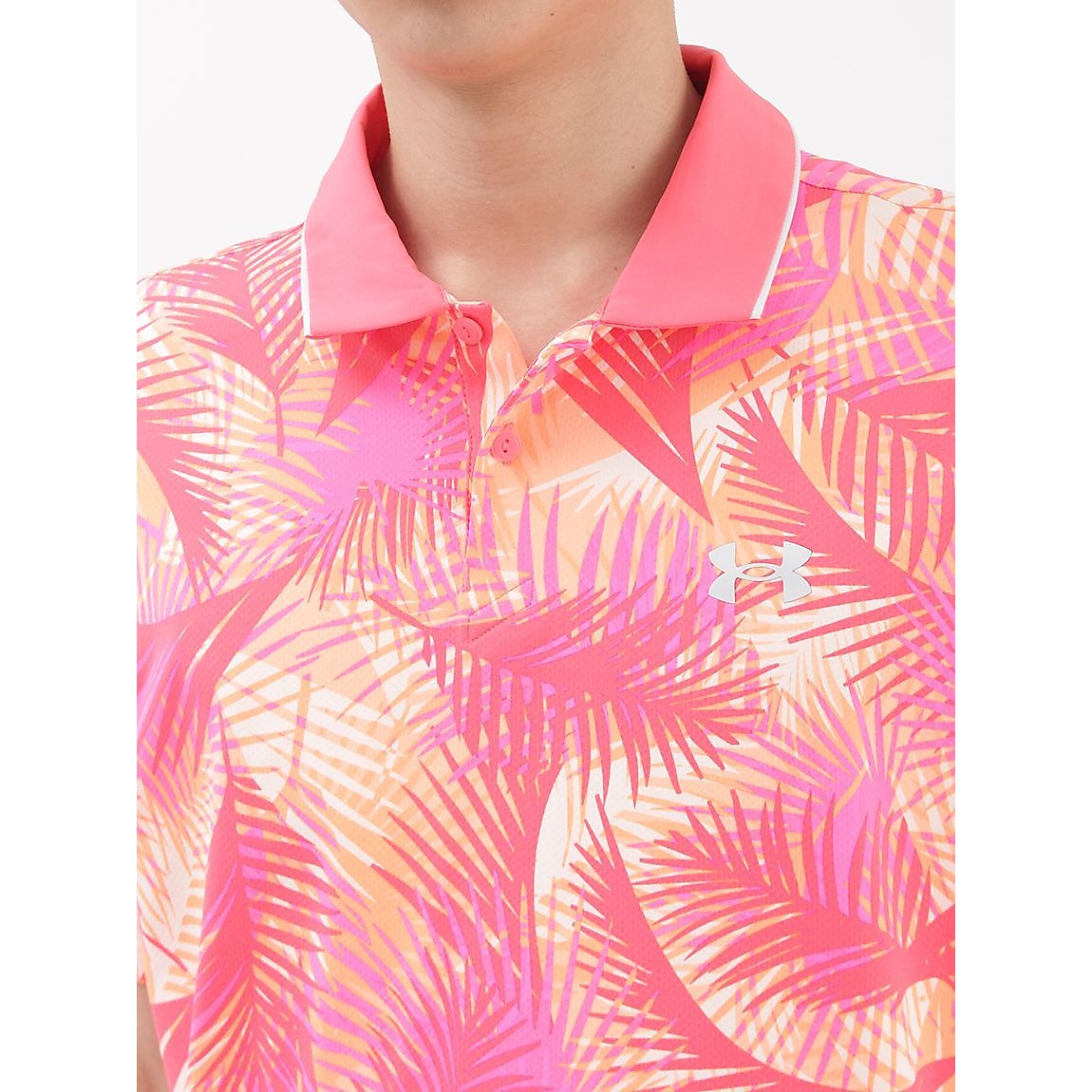 UA ISO-CHILL GRPHC PALM POLO