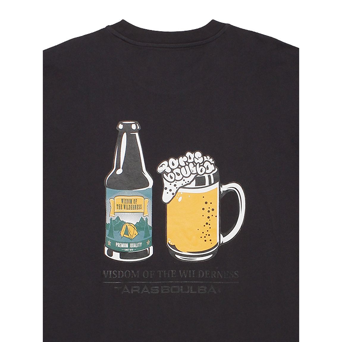 コットン天竺 プリントＴシャツ（ビールジョッキ）