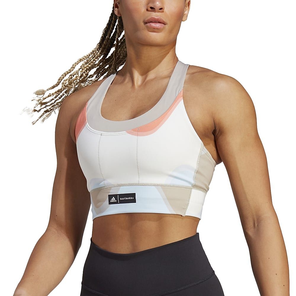 adidasアディダス - W RUN MMK ミディアムサポートブラ EUY58 HR8172