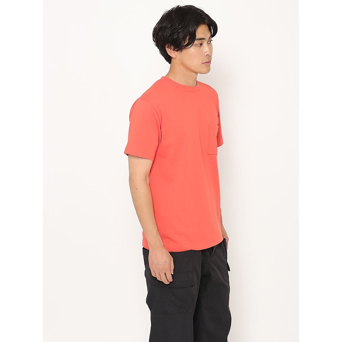 S/S Back Square Logo Tee (S/S バックスクエアロゴティー)