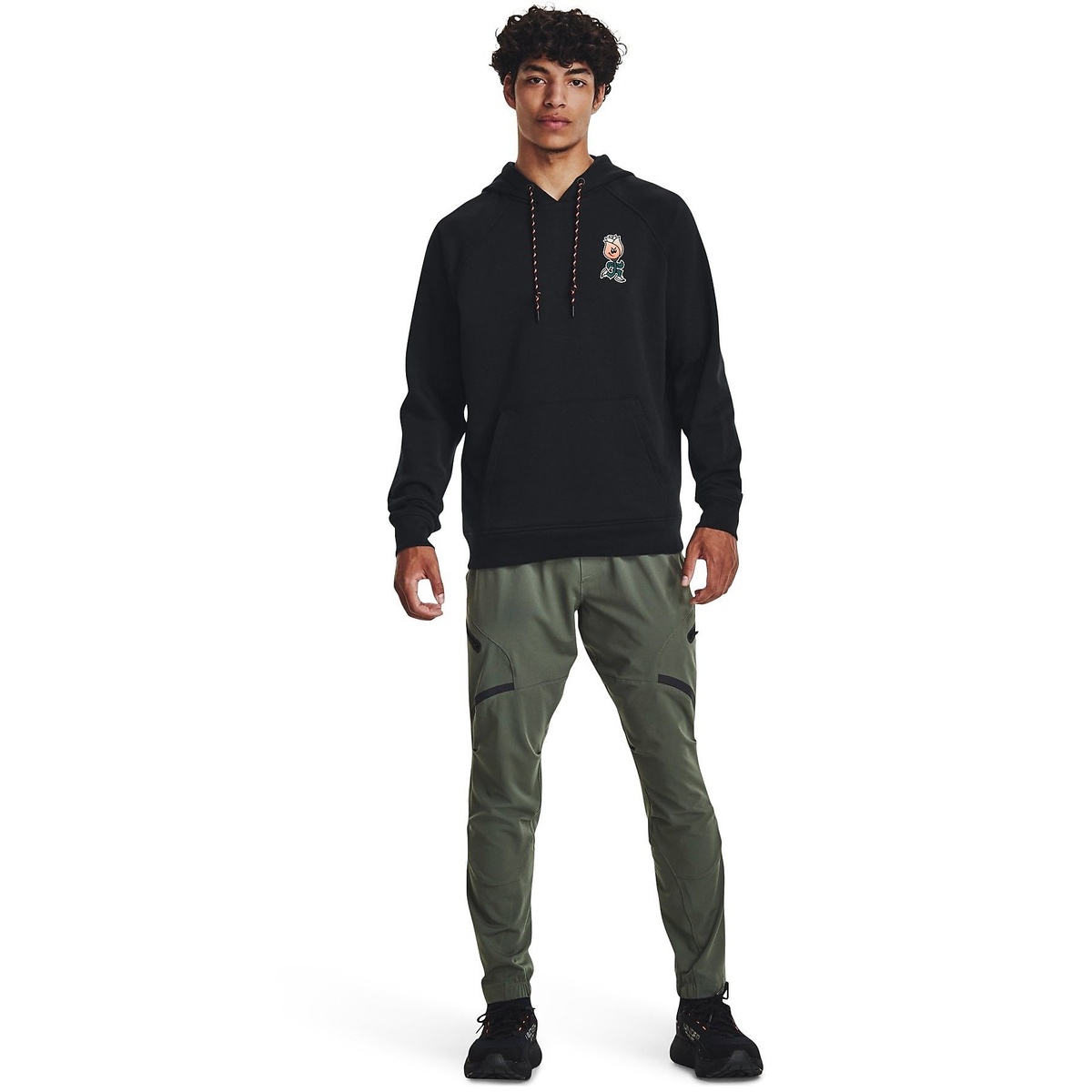 UA HW TERRY ROSE HOODIE