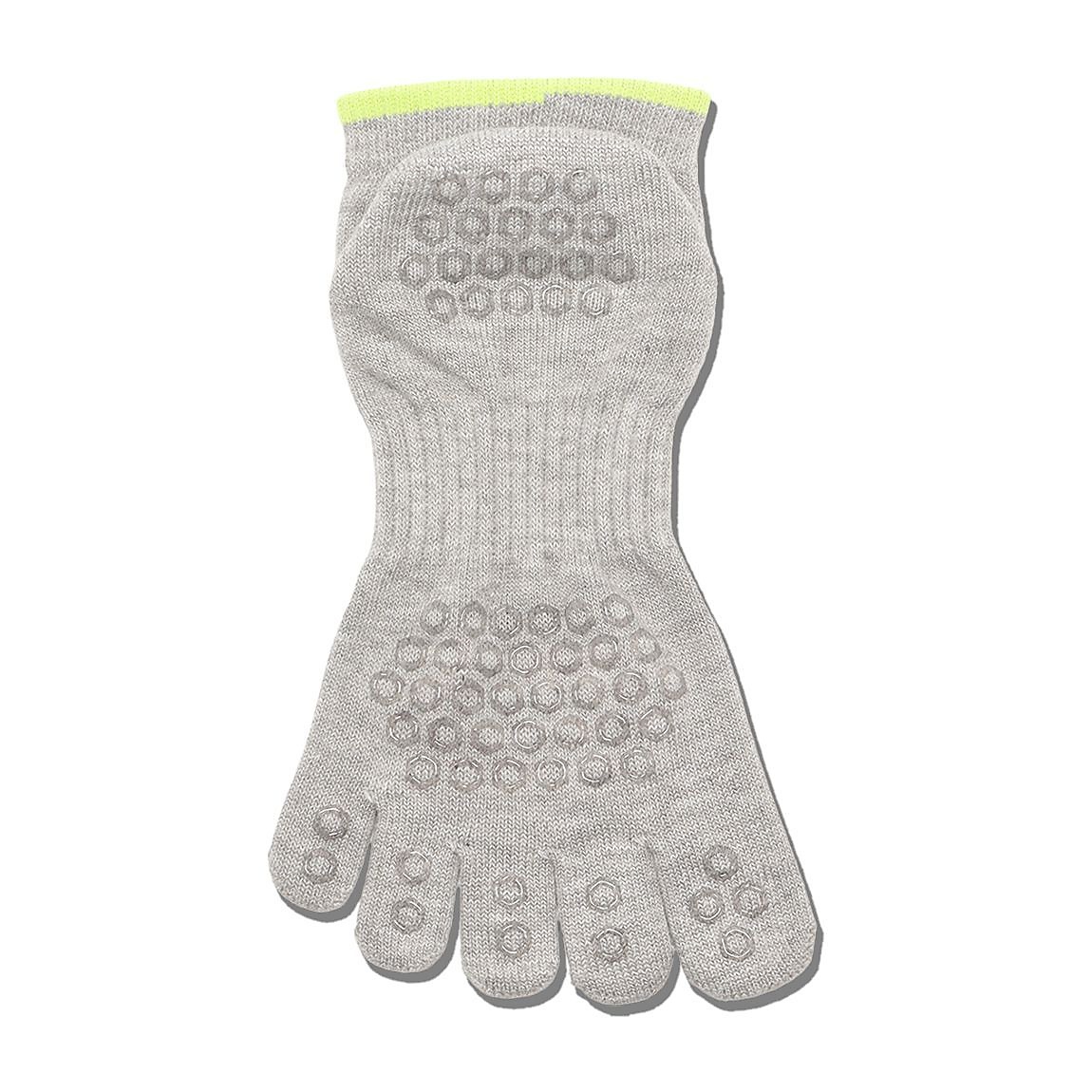 ランニングソックス 5本指 足裏グリップ：ショート