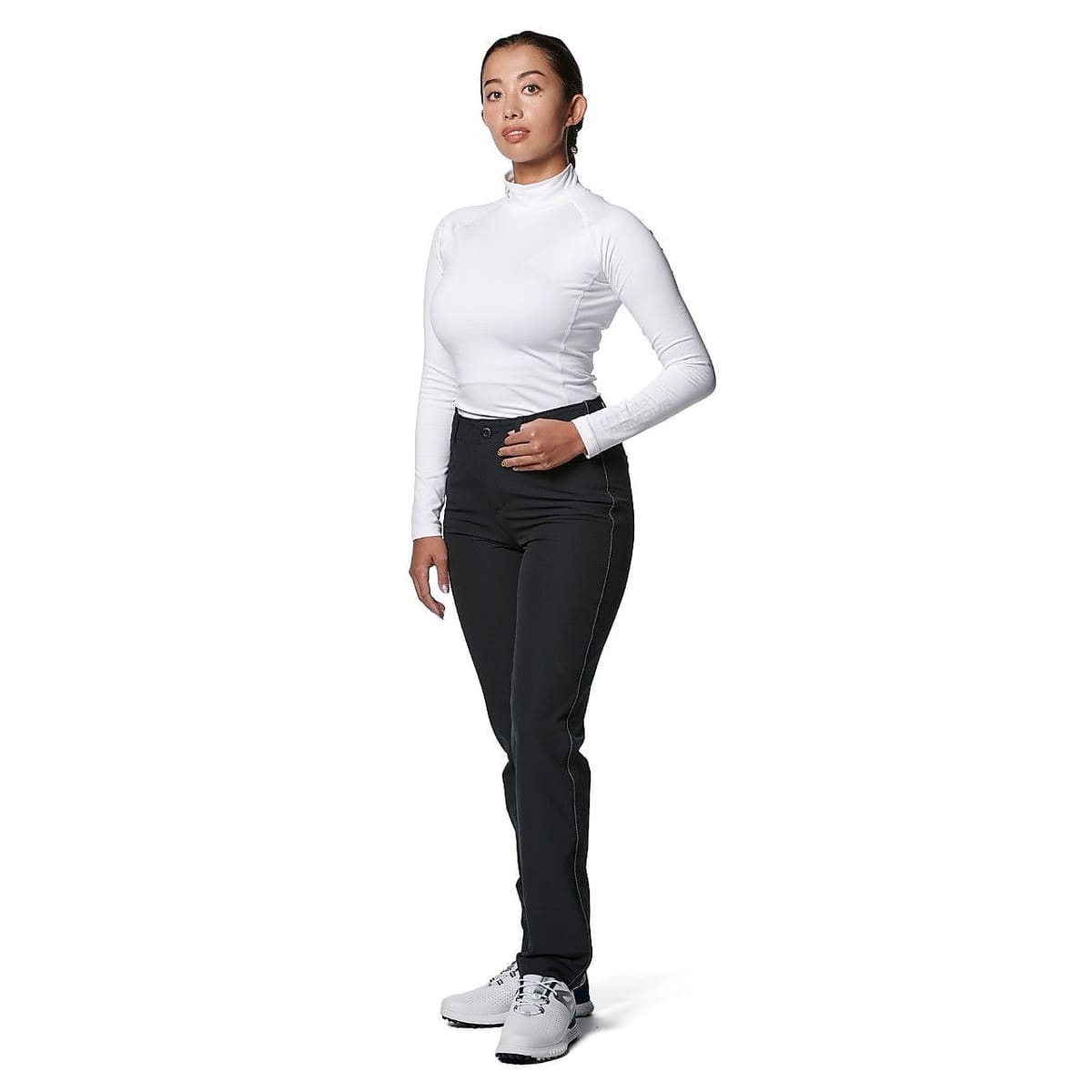 UA W COLDGEAR COMP LONG SLEEVE MOCK