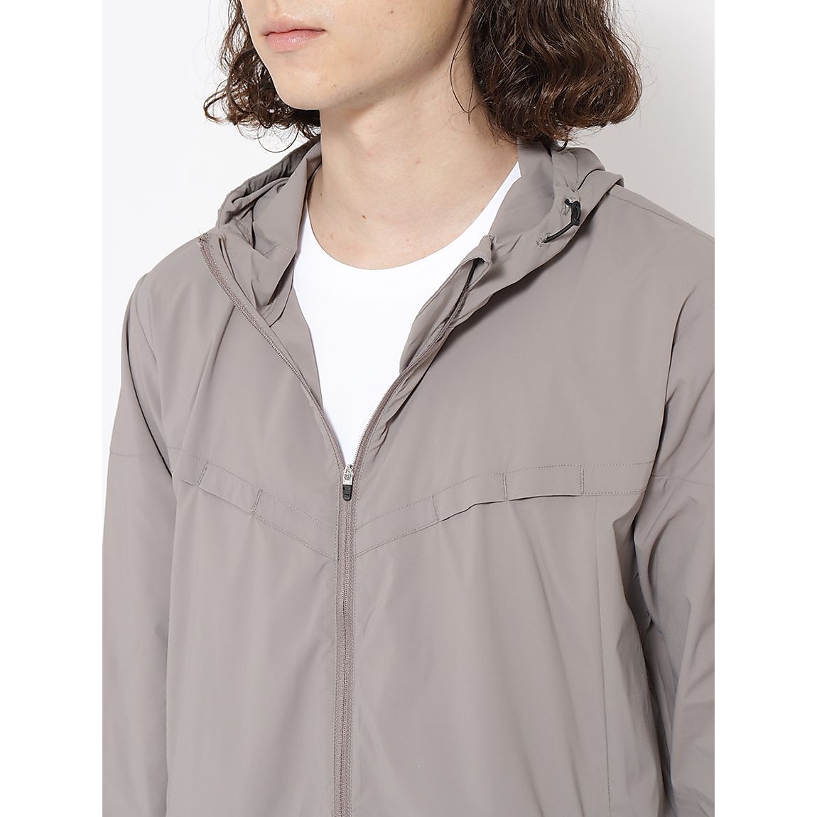 for RUN  軽量撥水ストレッチ ウインドジャケット MENS