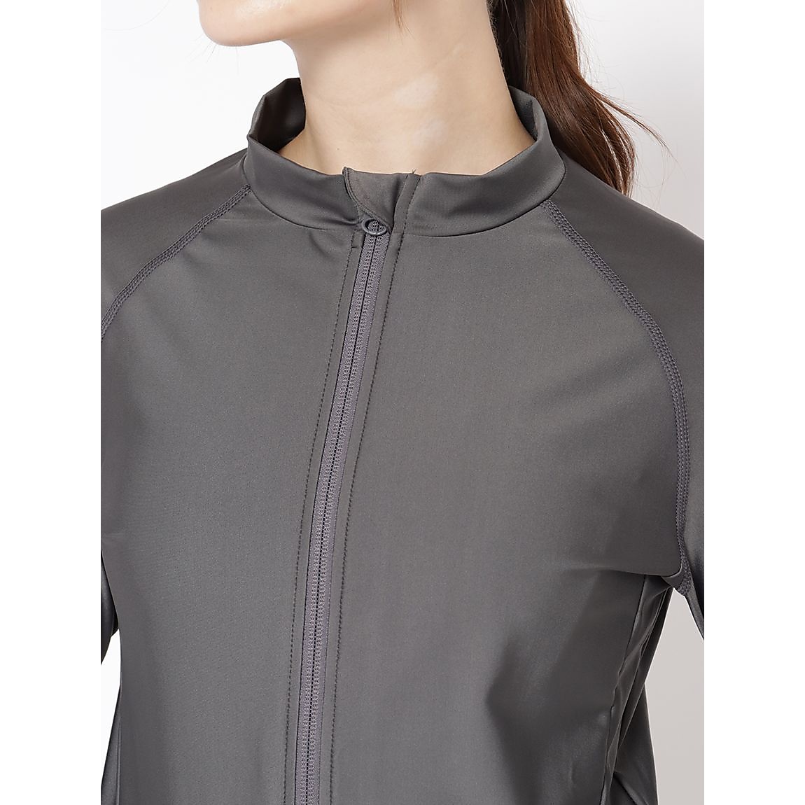 スイムウェア LADIES フルジップラッシュガード長袖