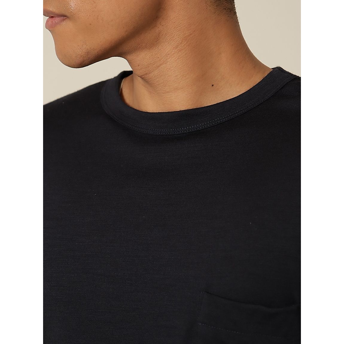 メリノウール レギュラー長袖ポケットTシャツ MENS