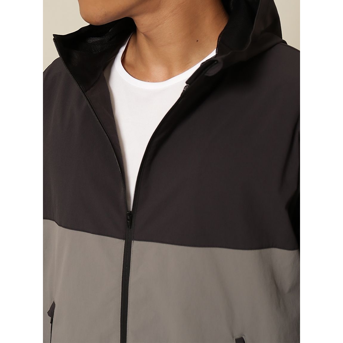 リサイクル裏ドビーナイロン フルジップフーディ UNISEX