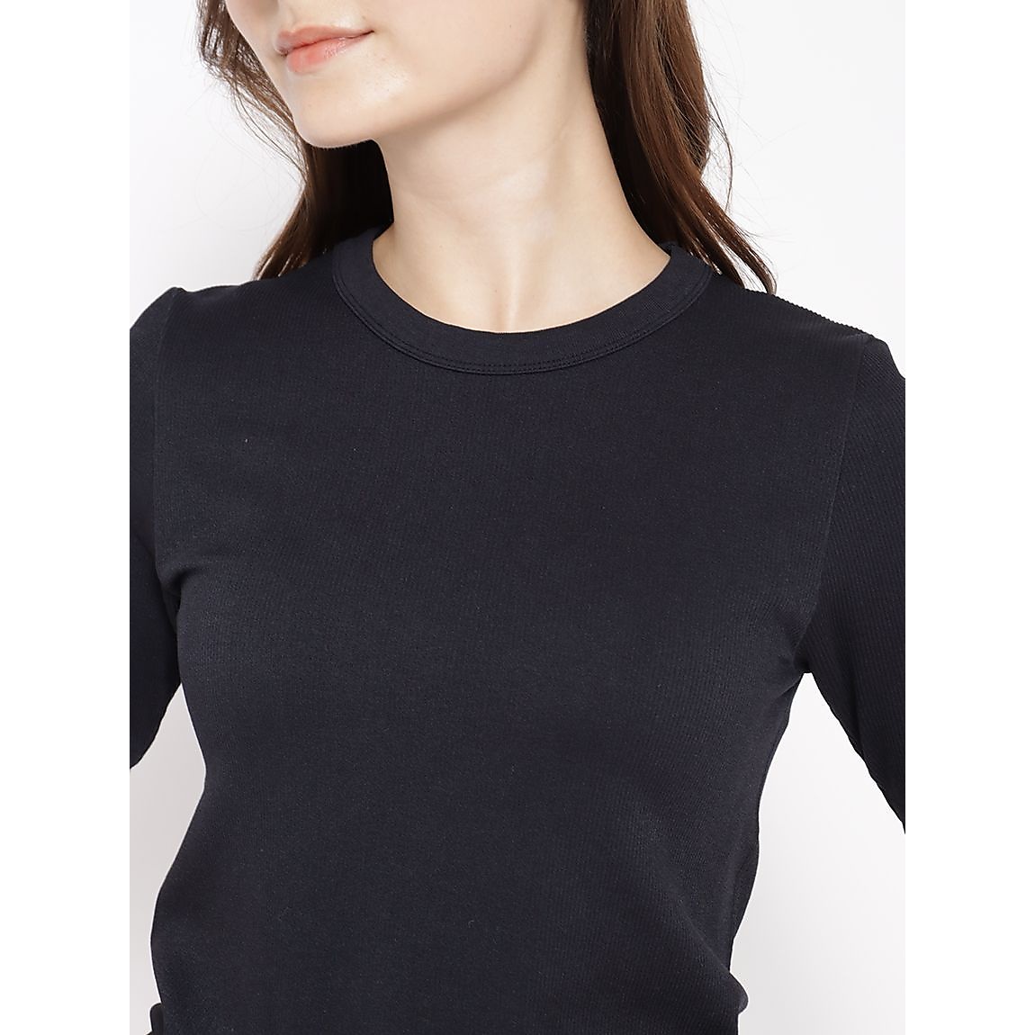 成型 5分袖リブTシャツ LADIES