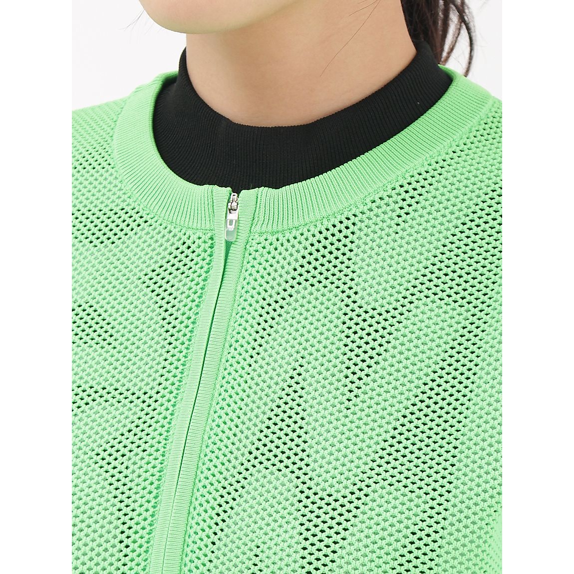 MESH KNIT SHORT BLOUSON