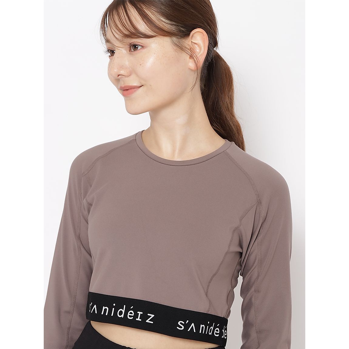 ウォームベア クロップト長袖トップスLADIES