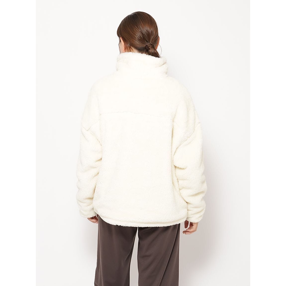 シャギーフリース ビッグカラーブルゾンLADIES