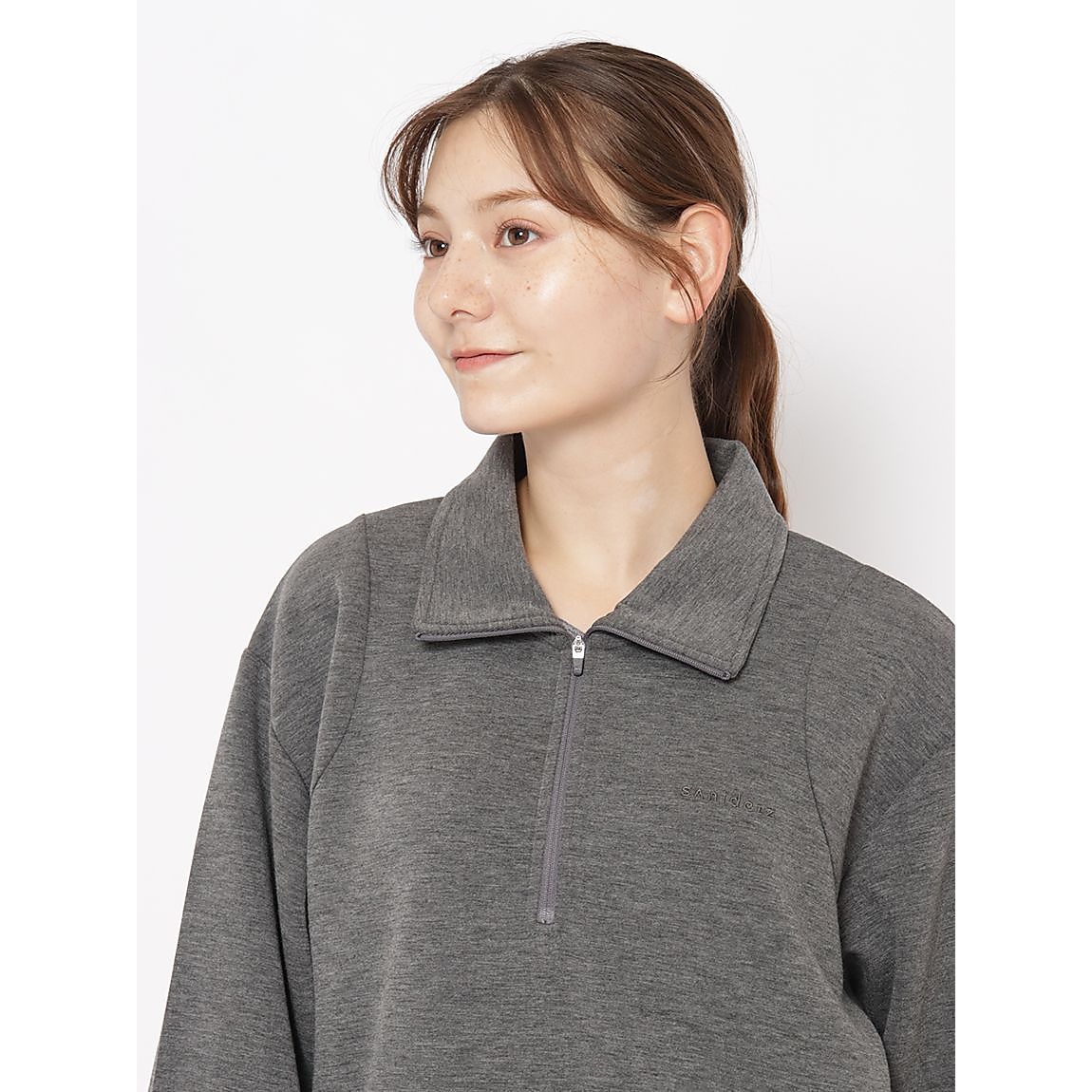 テックスウェット ハーフジップ長袖 UNISEX