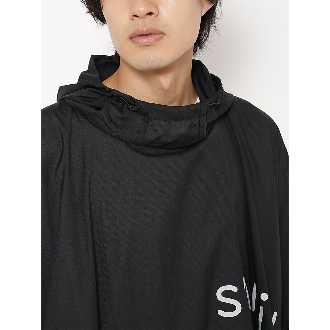 撥水NYLON　ポケッタブルポンチョUNISEX