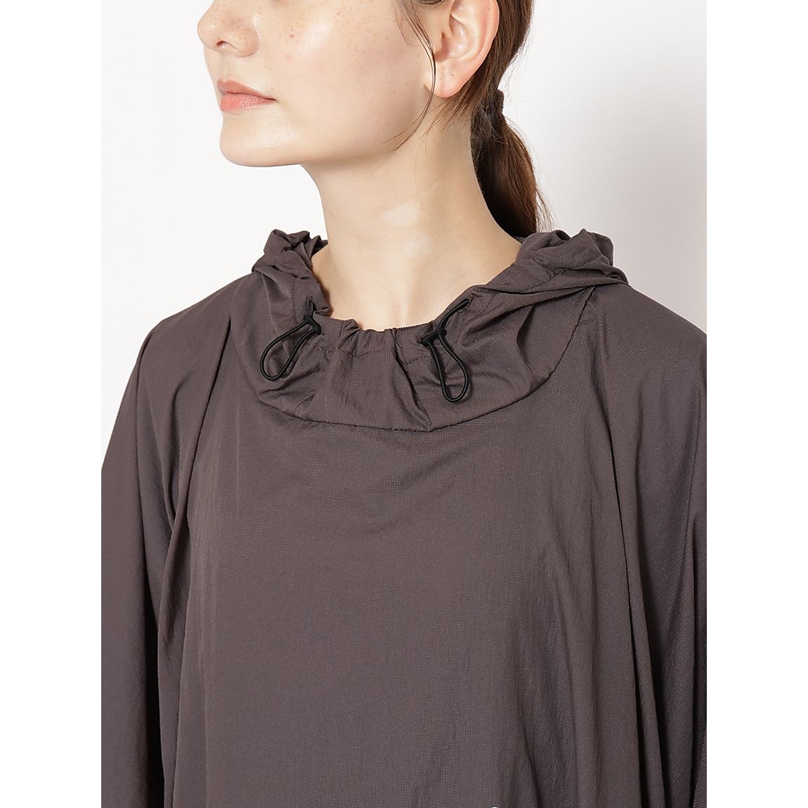 撥水NYLON　ポケッタブルポンチョUNISEX