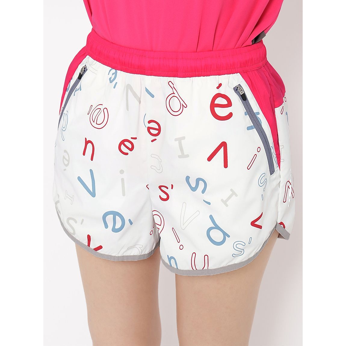 for RUN ウィンドストレッチpr プリントショートパンツ LADIES