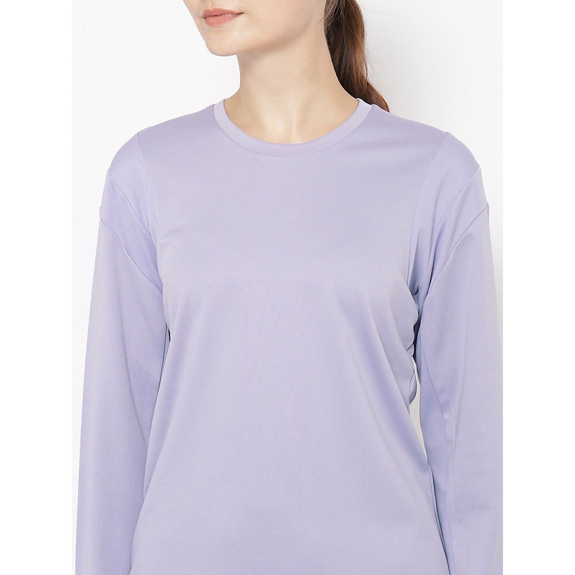 for RUN テックカノコ クルーネック長袖Tシャツ LADIES