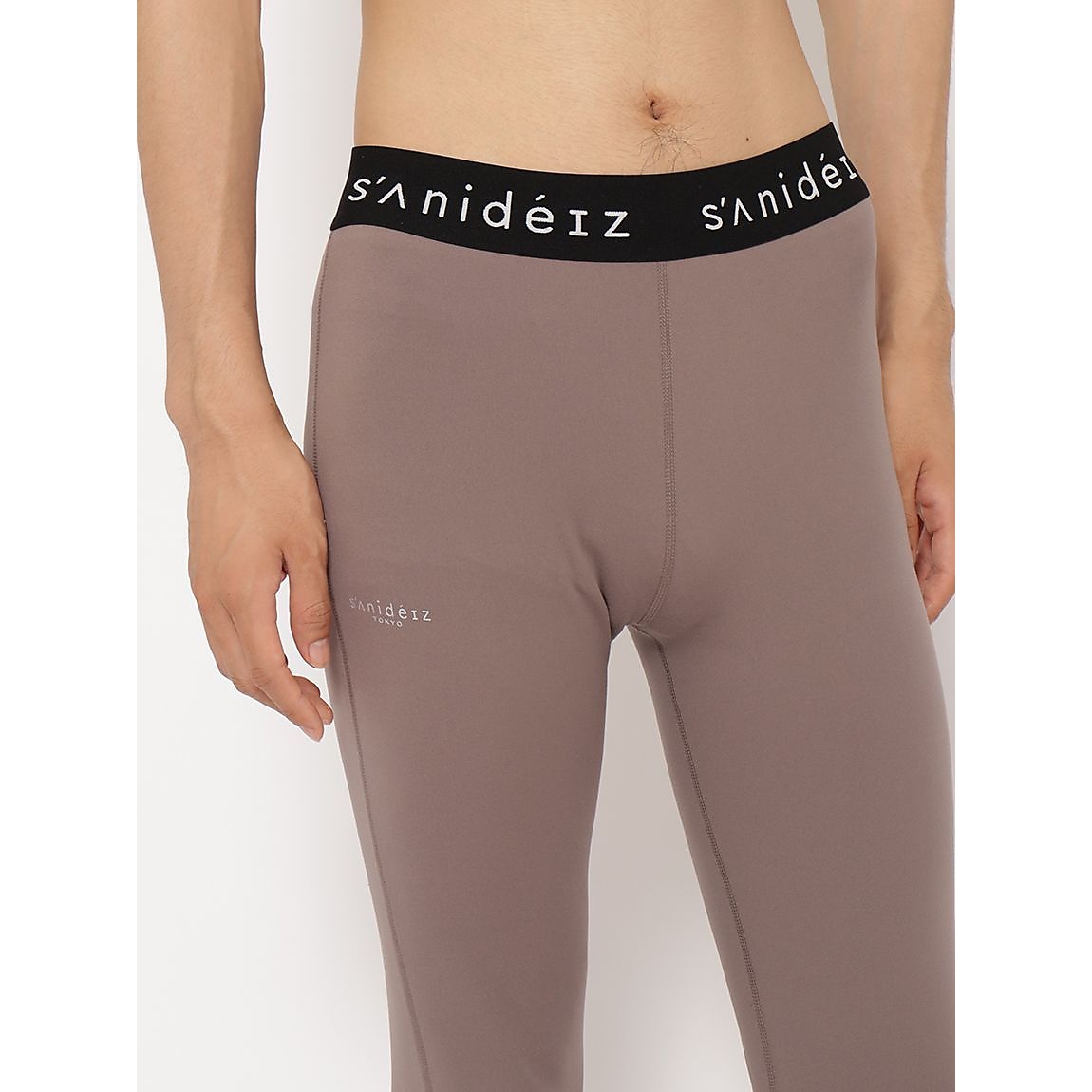 for RUN ウォームベア ウエストロゴロングタイツ MENS