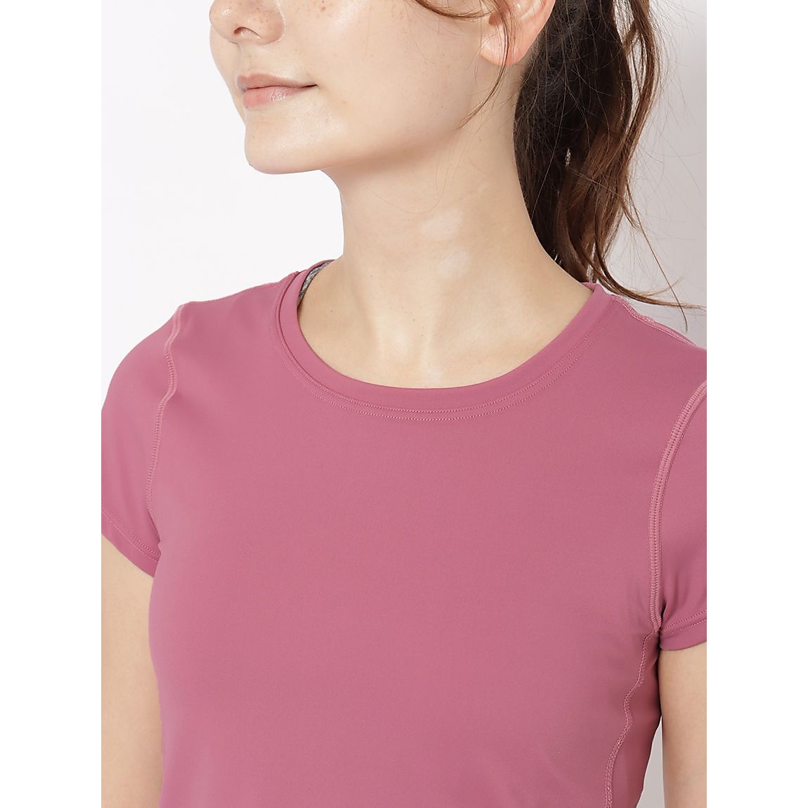 FOR FITNESS NYジャージ メッシュTシャツ LADIES