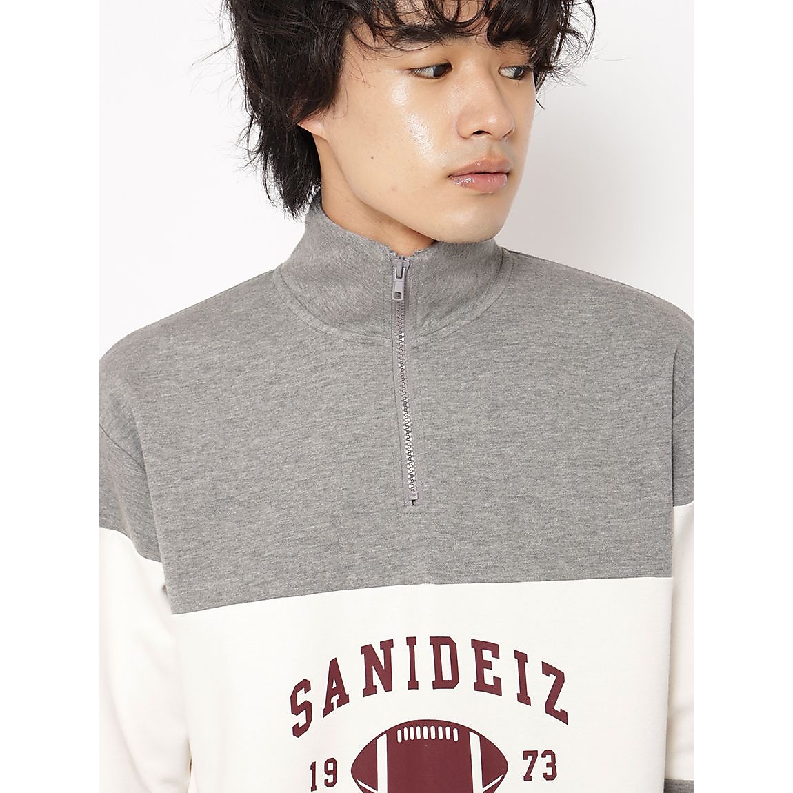 ENJOY IT RUGBY ハーフジップスウェット UNISEX