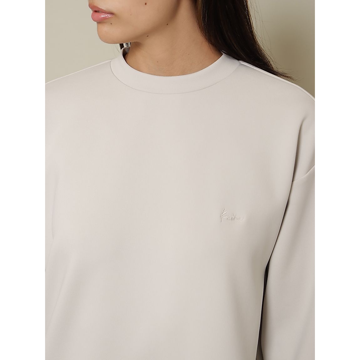 アクアスーティング クルーネックプルオーバー