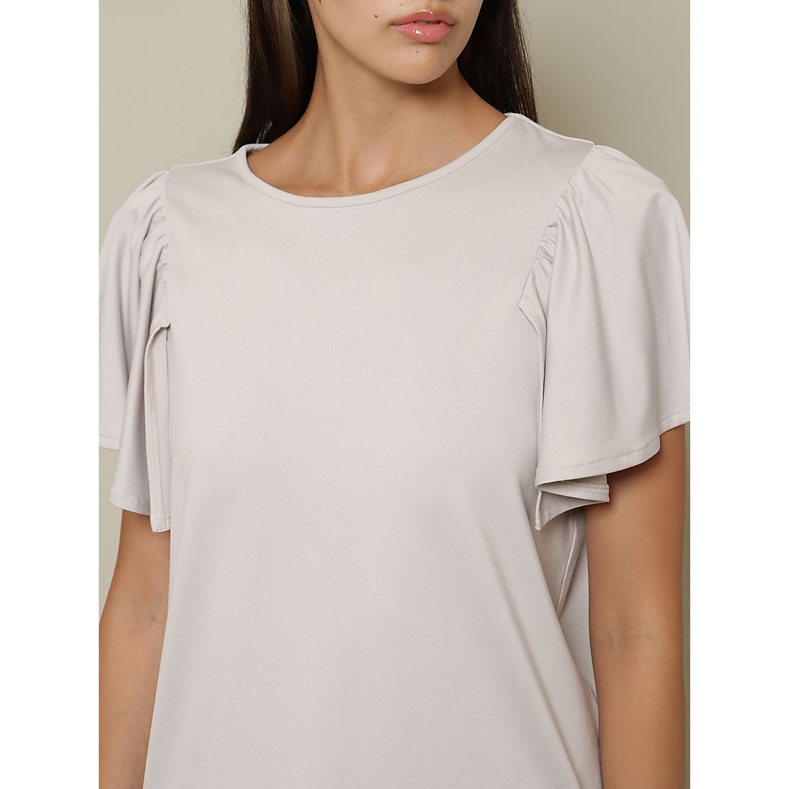 コットンタッチベア ダブルフリルTシャツ