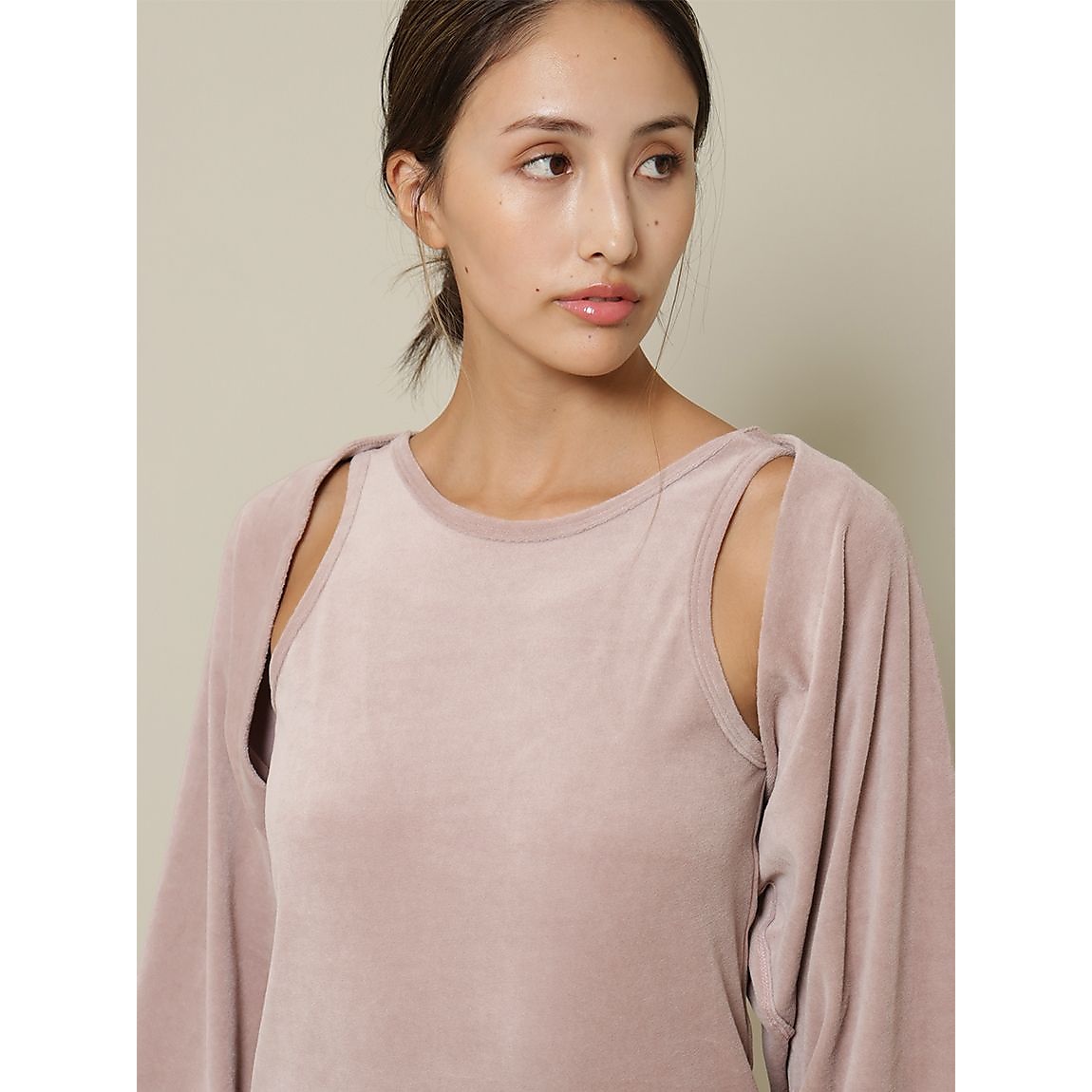 コンパクトベロア タンクトッフ