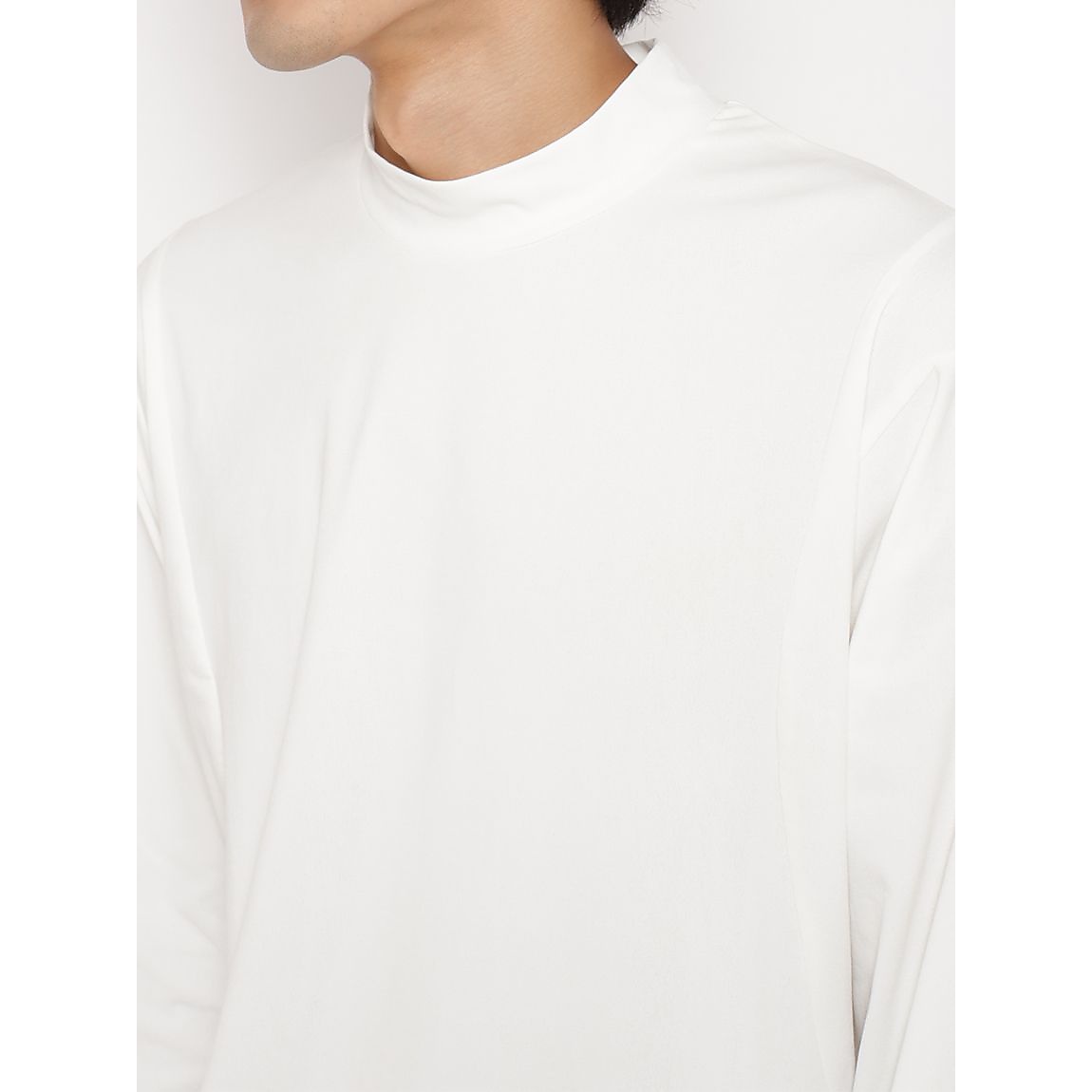 MFY天竺 モックネック長袖TシャツMENS