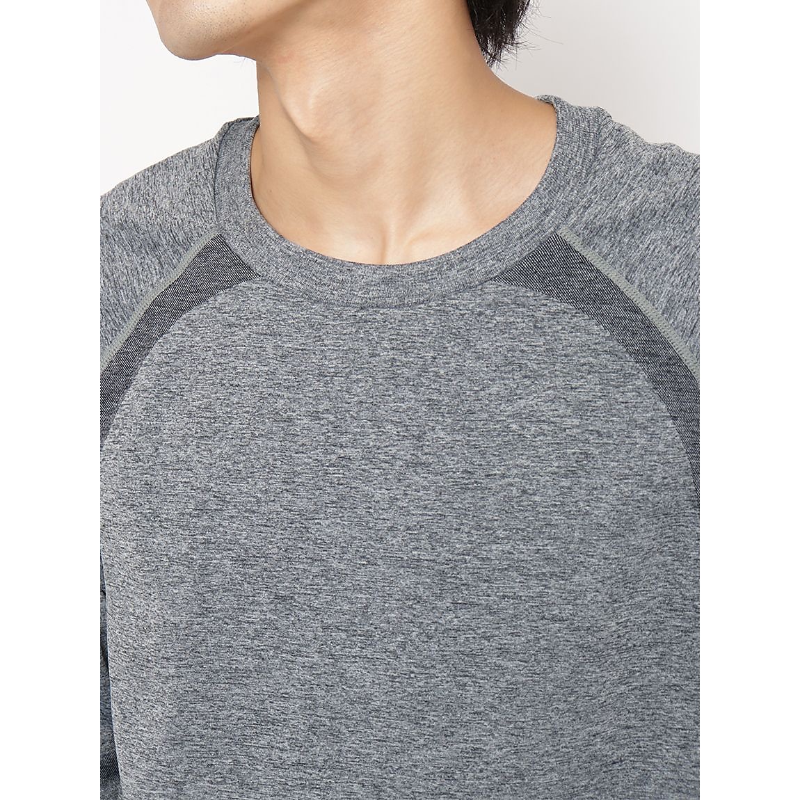 杢成型 クルーネック長袖Tシャツ MENS