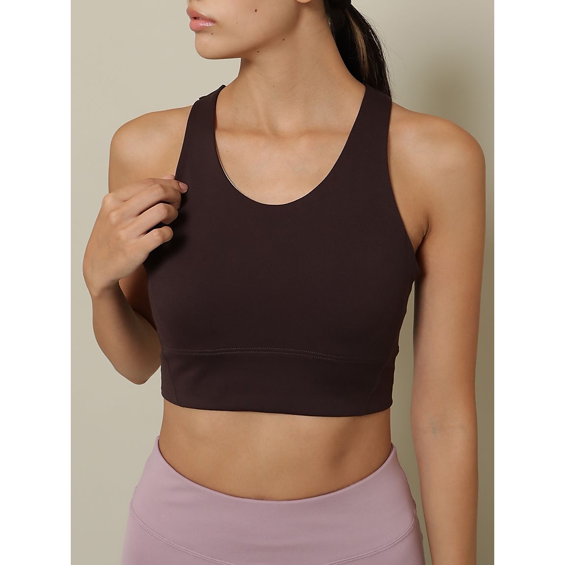 ナイロンスパンライトサポート ブラトップミドル