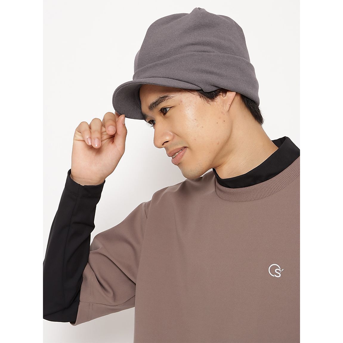 「寒い日のスタンダード。」 ウォームベア ツバ付ワッチキャップ