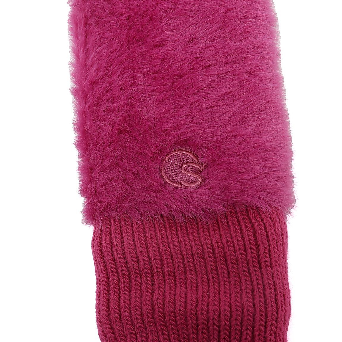 「寒い日のスタンダード。」 シャギーニットハンドウォーマー