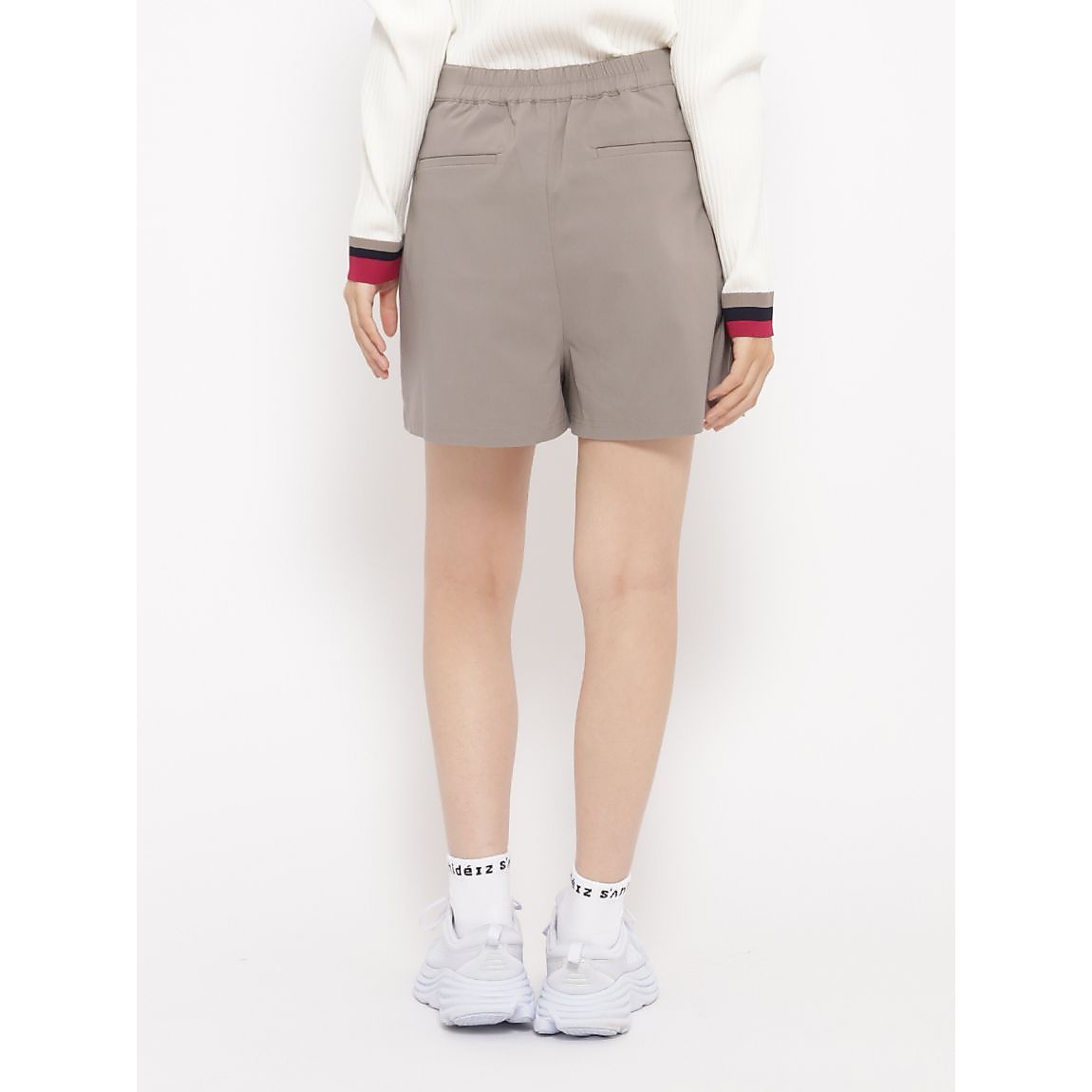 ベリーストレッチ フリルキュロットパンツLADIES