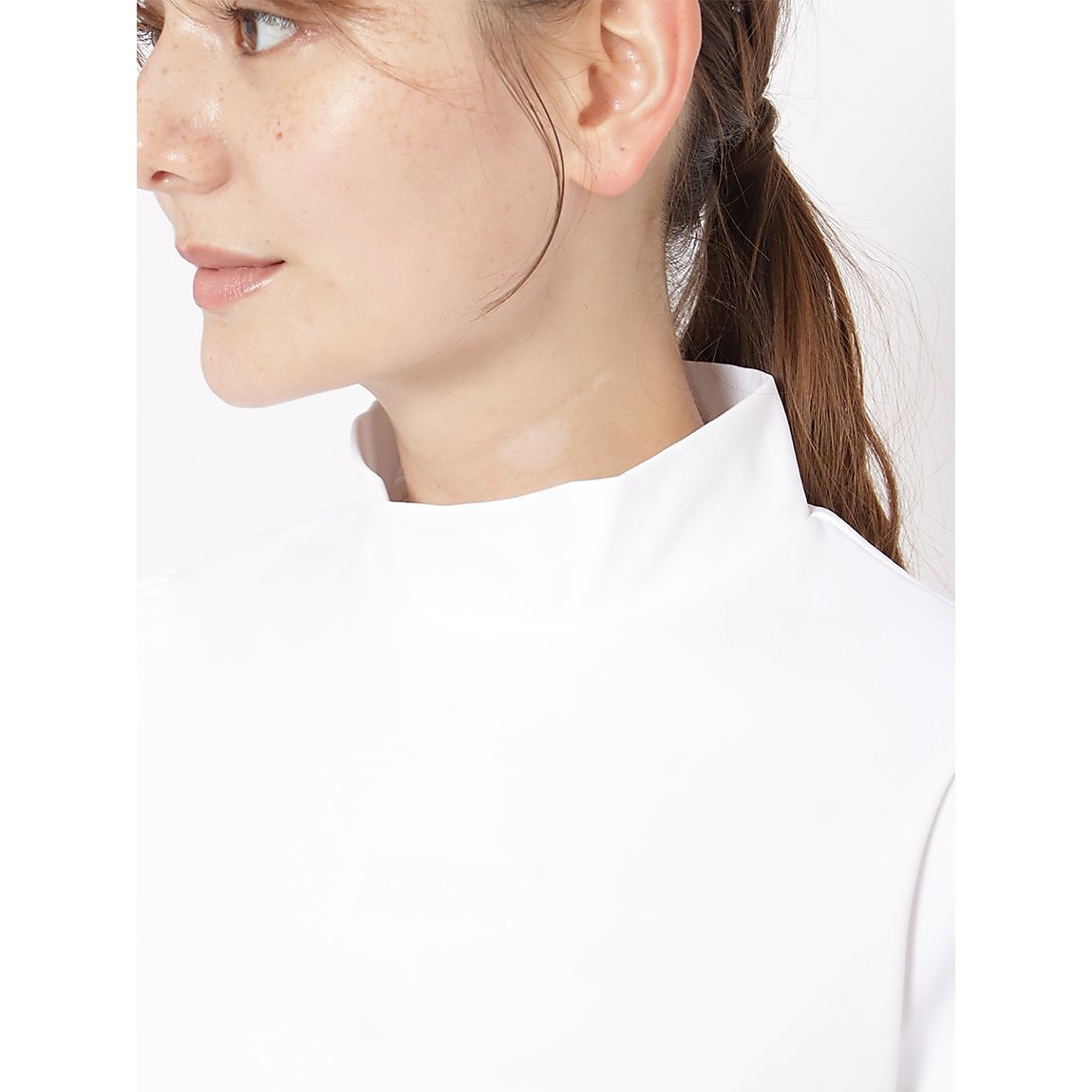 テックスムース フレアクロップトモックネックLADIES