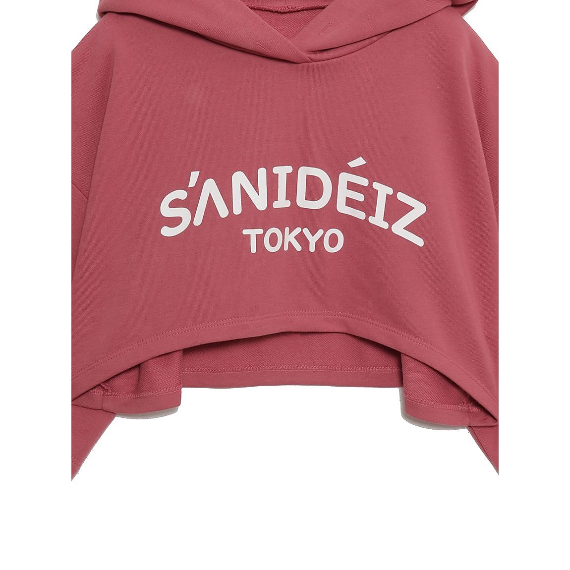 コットンミニ裏毛 クロップトフーディ JUNIOR