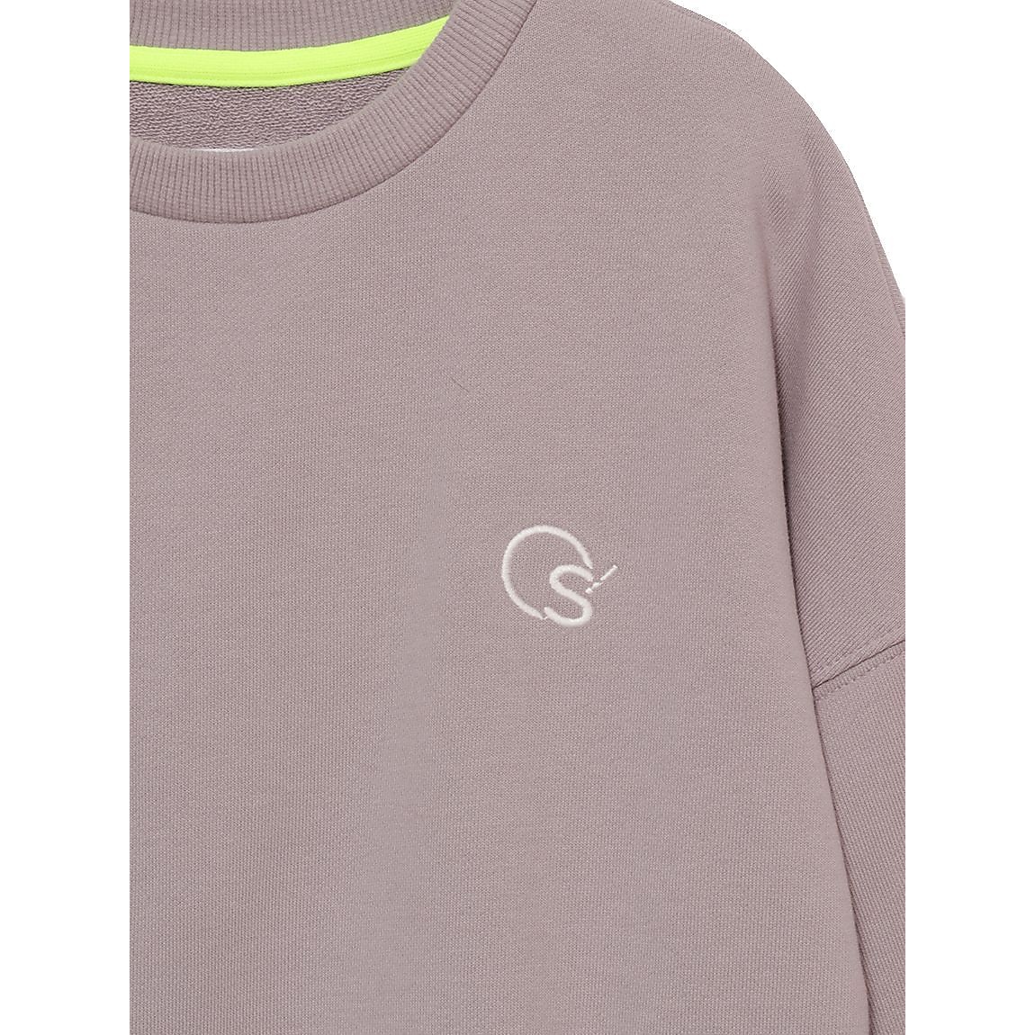 コットン裏毛スエット リフレクタークルーネック JUNIOR