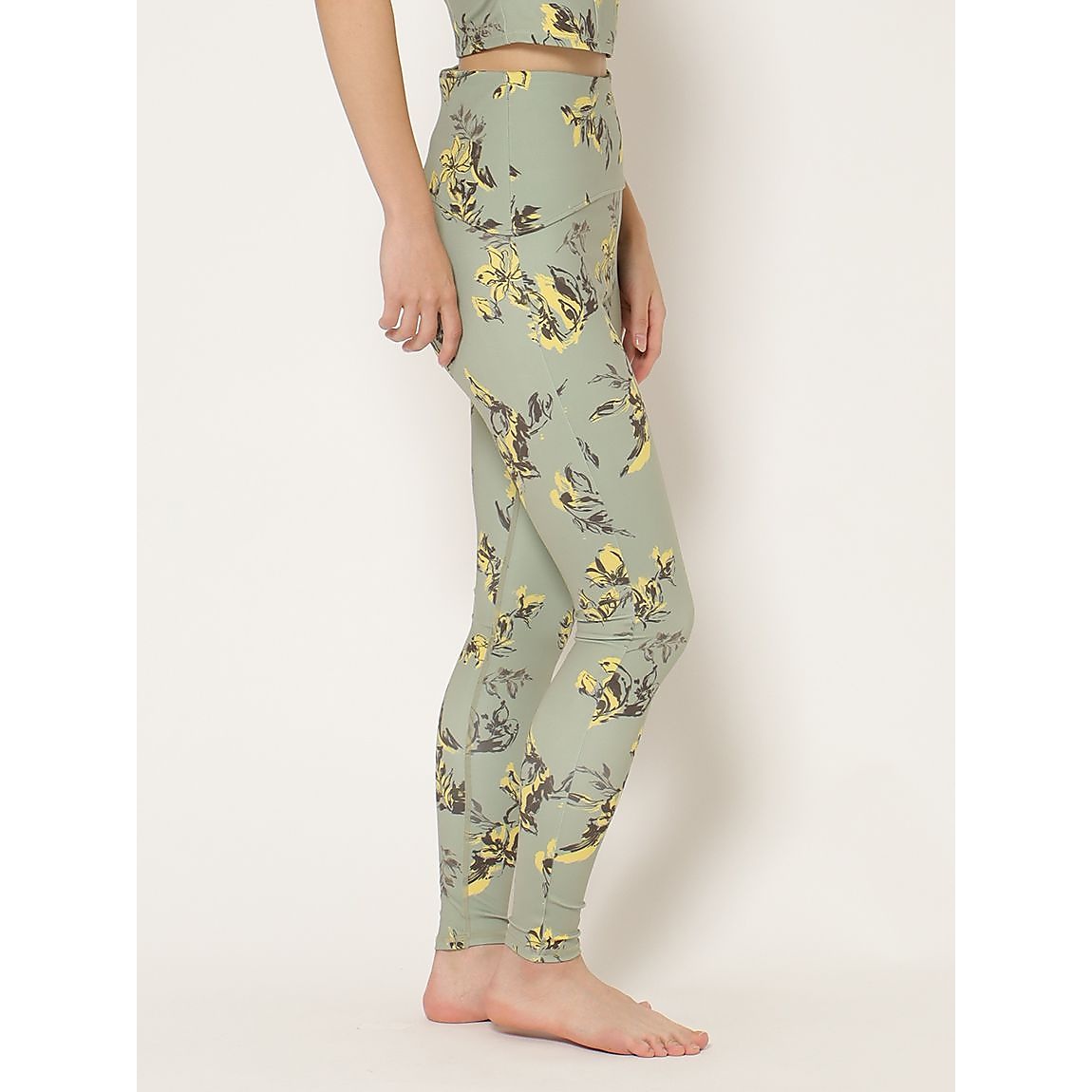 オリジナルフラワー柄レギンス